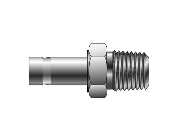 M10MA3/8N-316 A-LOK Metric Tube NPT Male Adapter - M MA N